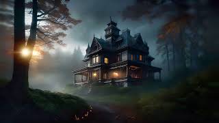 Lost in a Haunted Forest: Echoing Mansion ASMR Sounds — Falling Dusk, Disappearing Rays Of Sunshine