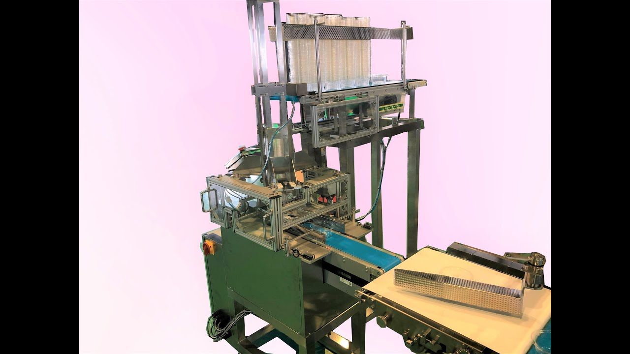 丸カップ供給振り分けライン【クリエイションデバイス】