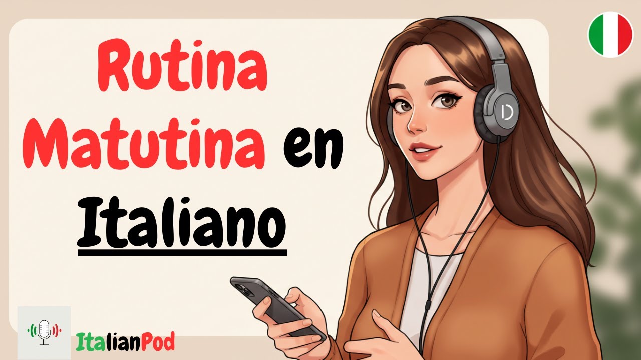 How to Describe Your Morning Routine in Italian | Italian Podcast