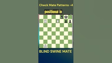 BLIND SWINE Mate || Check Mate Patterns - 4