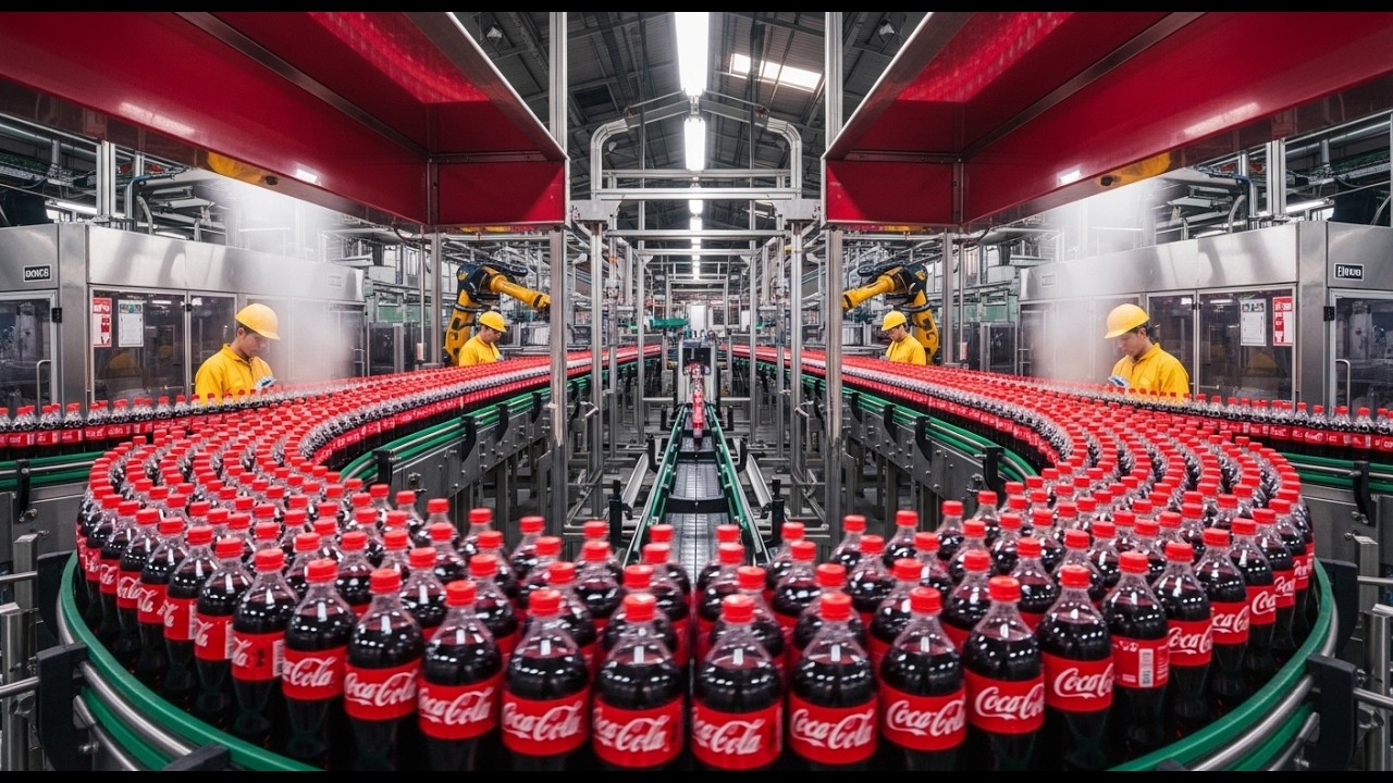 How Coca-Cola Is Made Today: Inside the Modern Factory & Billion-Dollar Industry Secrets.