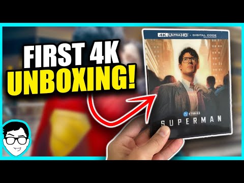 EARLY UNBOXING of Superman on 4K Blu-Ray! | Review + First Impressions | James Gunn | DCU