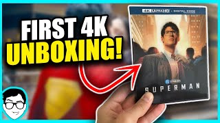 Early Unboxing Of Superman On 4K Blu-Ray Review First Impressions James Gunn Dcu