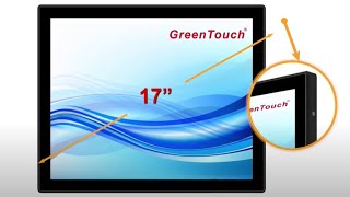 GreenTouch open frame industrial touch monitor  17''
