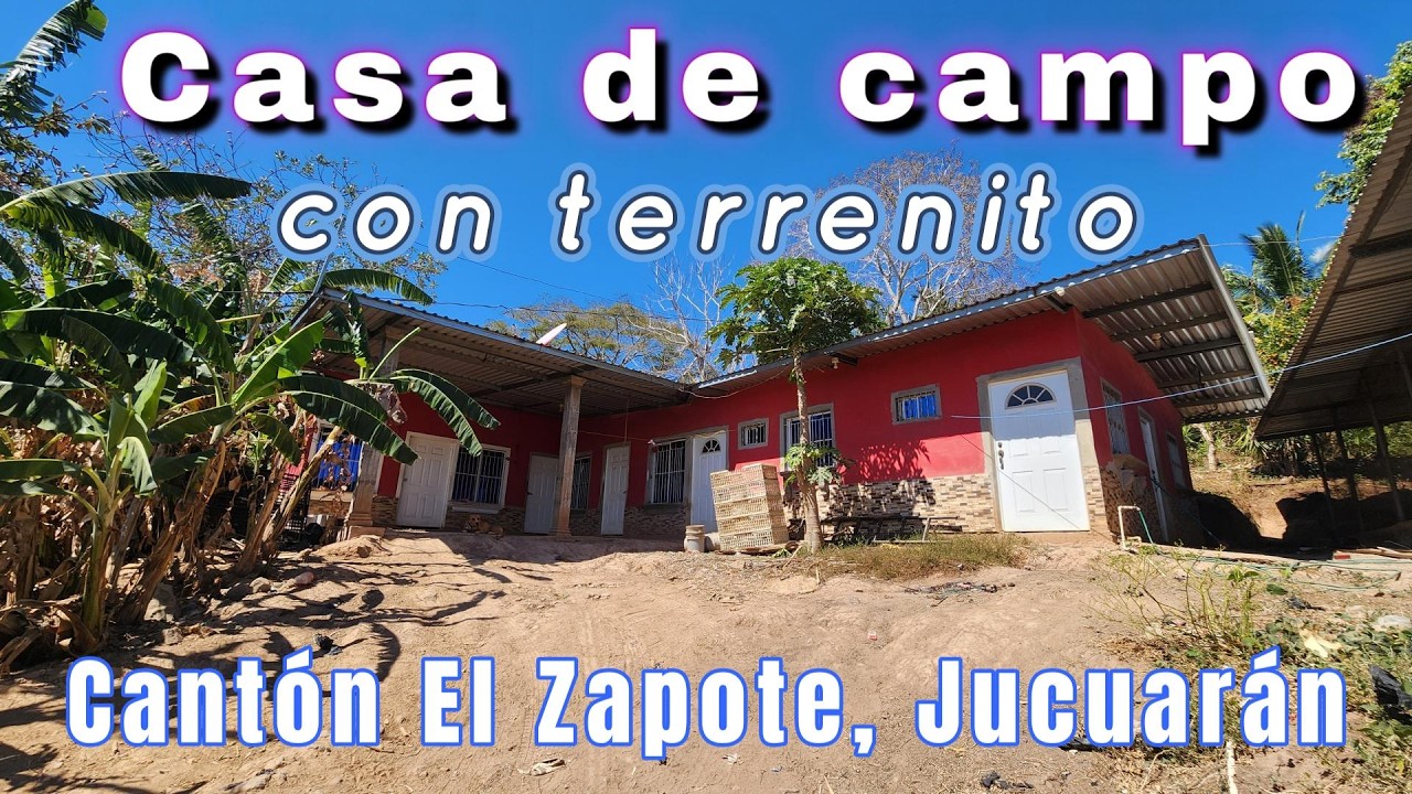 Casa con terreno jucuarán