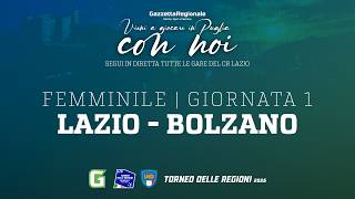 Torneo delle Regioni | Femminile | Lazio - Bolzano 2-0