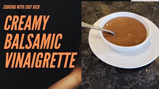 Homemade Balsamic Vinaigrette | CREAMY and DELICIOUS