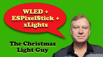 How to run WLED firmware on ESPixelStick V3 hardware and how to control with xLights