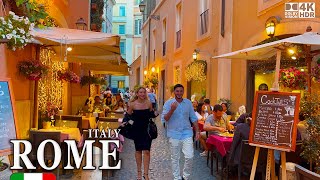 Rome Italy 4K Walk | Piazza del Campidoglio \u0026 Piazza Navona Alive with Painters