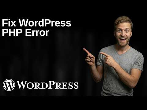 Fix WordPress PHP Error (2026 Easy Guide)