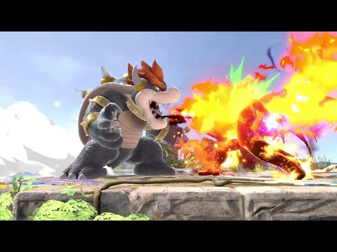 【スマブラＳＰ】　92フレーム炎を耐えるカズヤ