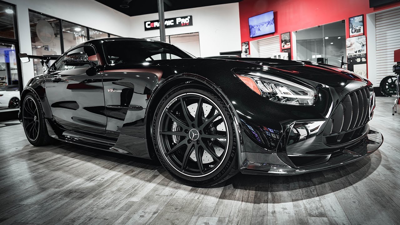 Limited Edition AMG GT Black Series – Fully Protected with Ceramic Pro PPF & Flawless Black Finish!