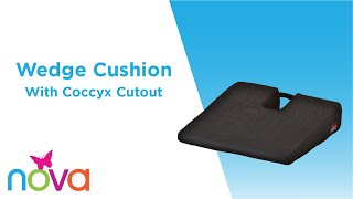 Wedge Cushion with Coccyx Cutout