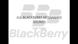 All Blackberry messaging alerts