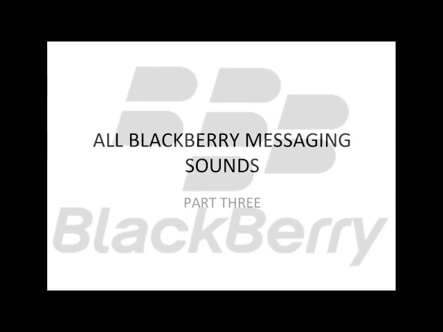 All Blackberry messaging alerts class=