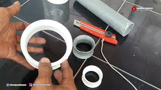 simple tutorial, fishing reel from used PVC