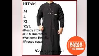 Jubah ARAB Koko PUTIH HITAM ABU HIJAU MARUN CREAM COKLAT