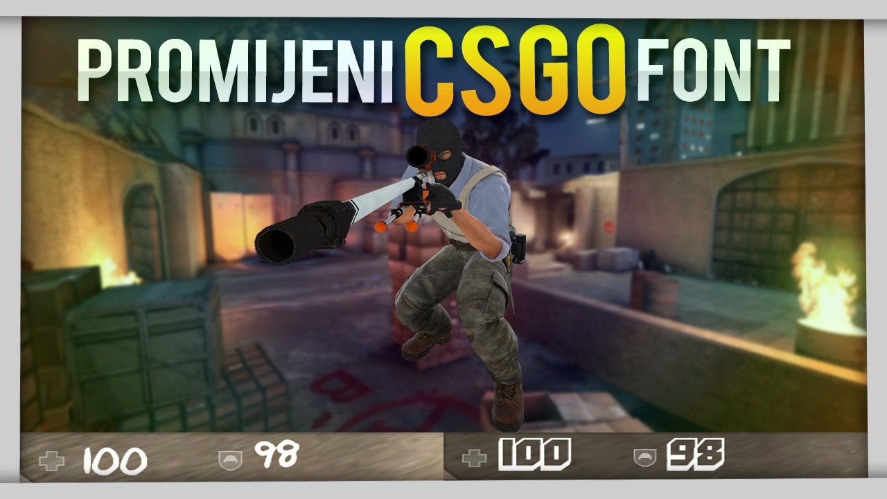 how to get cs go fonts
