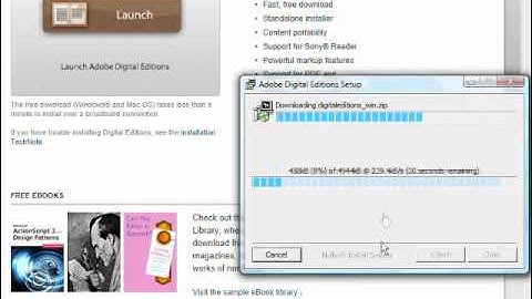 Install Adobe Digital Editions