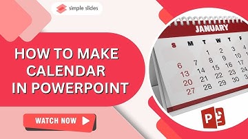 Mastering PowerPoint: A Step-by-Step Guide on How to Create a Calendar #simpleslides