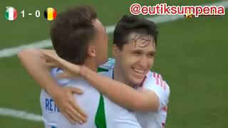 ITALIA VS BELGIUM WORD CUP QUALIFIERS 2026#sports #soccer #football