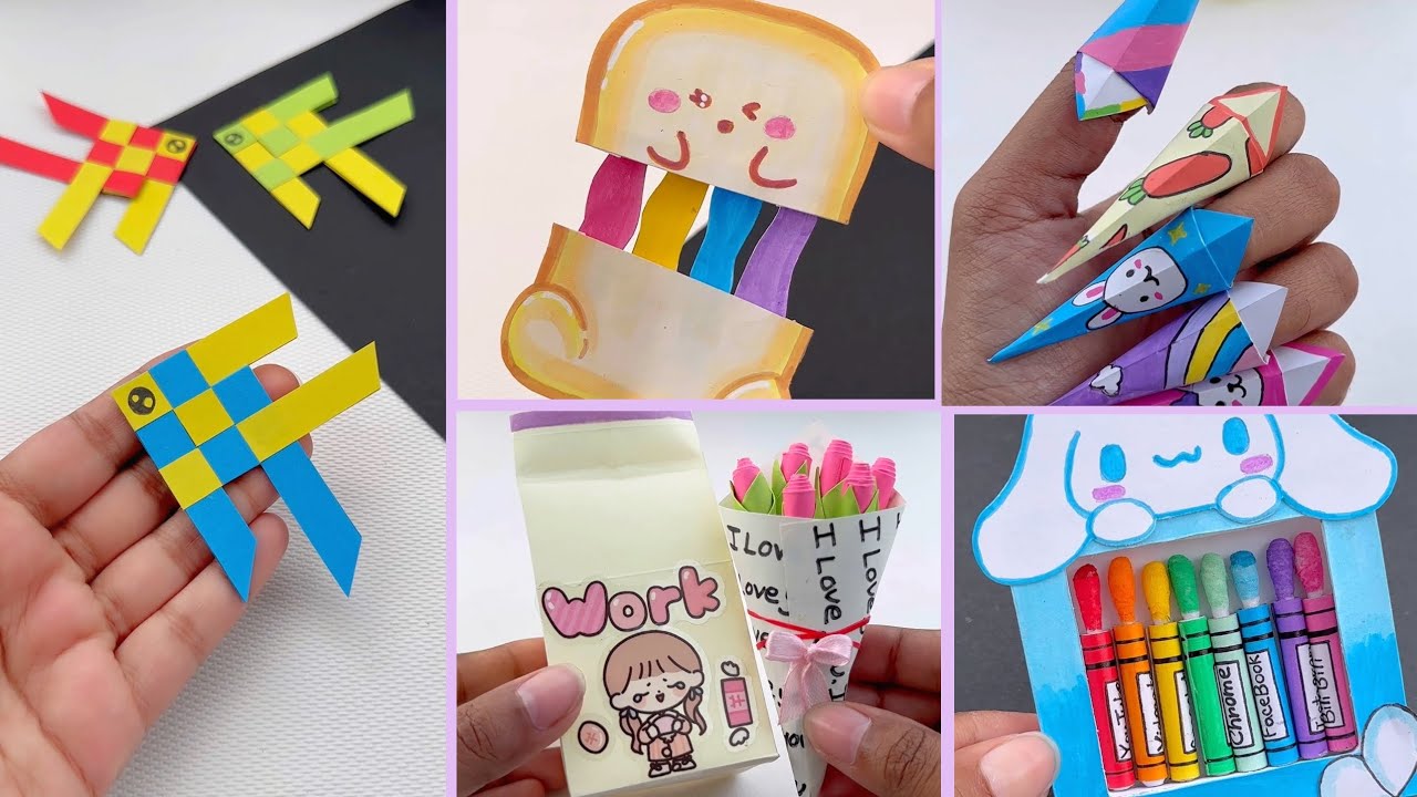 Easy paper craft / Easy Craft Ideas / how to make / miniature craft / school project / mini craft