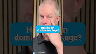 Hast du ein dominantes Auge? Die meisten wissen es nicht. #neuroathletik #schmerz #augengesundheit