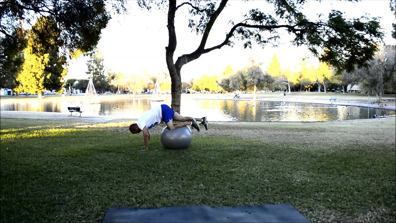 Exercise Ball Wheelbarrow YouTube