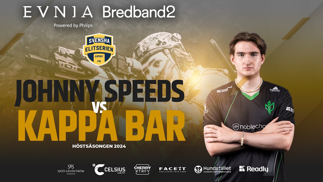 Svenska Elitserien CS2 | Johnny Speeds vs Kappa Bar