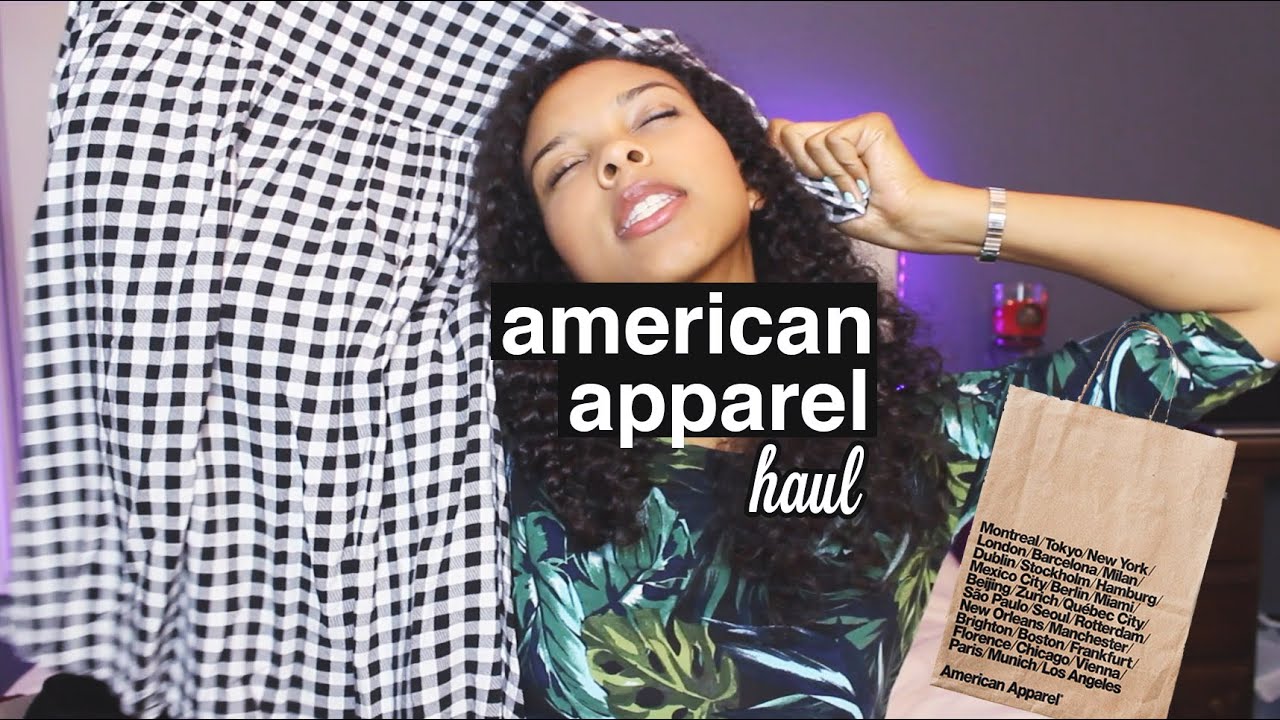 American Apparel Haul! • Try-On