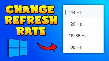 How To Change Monitor Refresh Rate On Windows 11 | How To Change Refresh Rate Of Monitor