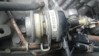 84 Mustang dashpot not holding vacuum