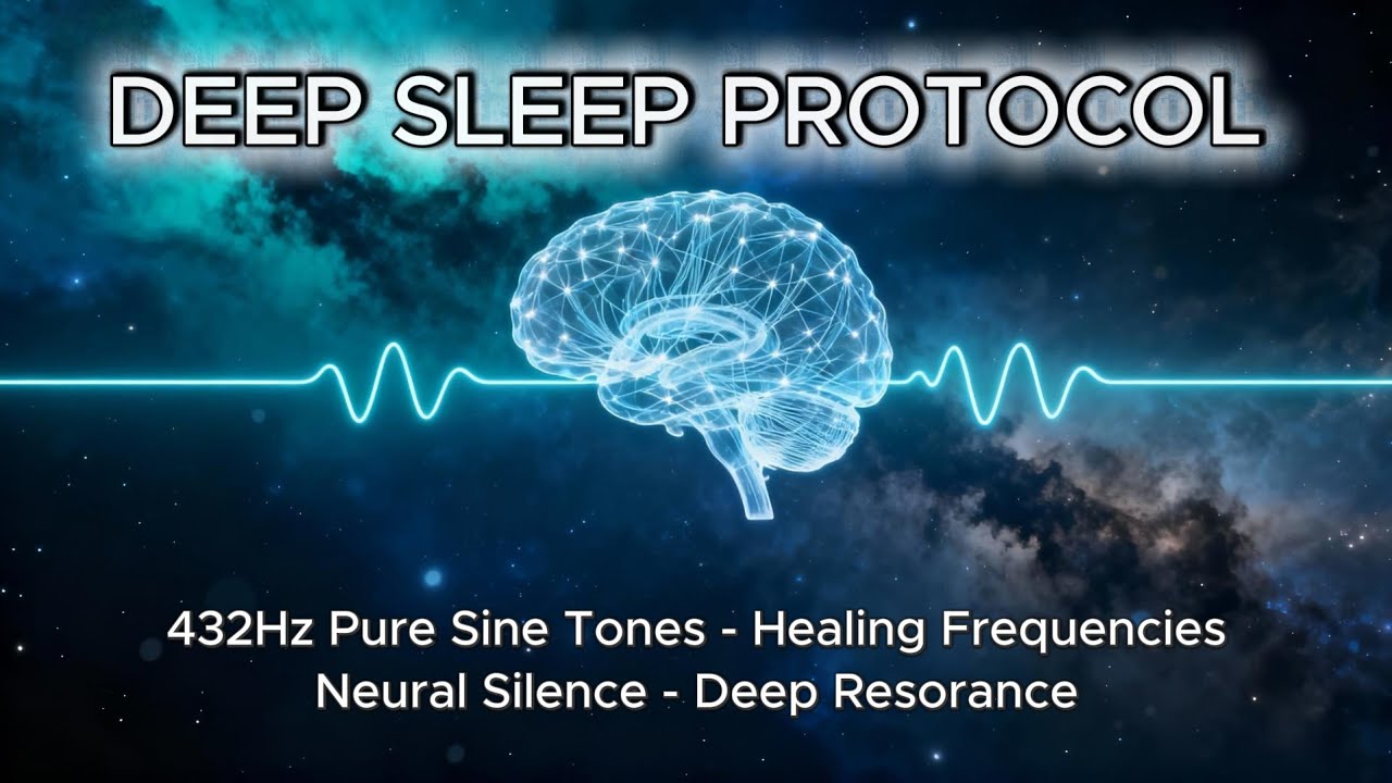 Deep Sleep Protocol 432Hz Delta Wave Repair 3 Hours of Neural Silence