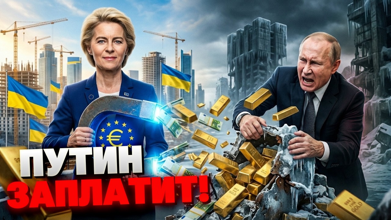 Россия заплатит за всё! 90 млрд евро для Украины под залог активов РФ: историческое решение ЕС