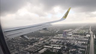 Landing In Fort Lauderdale, FLL / Spirit Airlines / A321
