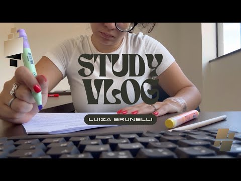 STUDYVLOG: planejamento e estudos pré prova