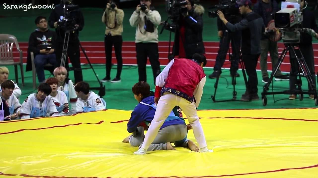 160118 ISAC BTS Taehyung Wrestling YouTube