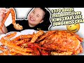 KING CRAB LEGS + DUNGENESS CRAB SEAFOOD BOIL MUKBANG 먹방 EATING SHOW!