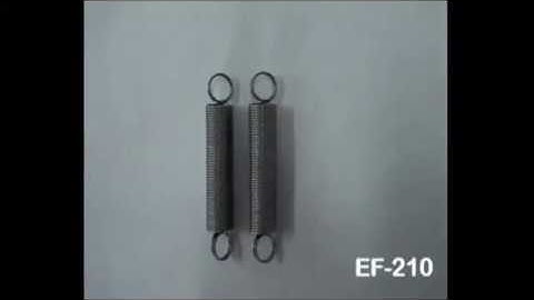 CNC Extension Spring Machine EF-210 - Extension Spring with Cross Center Loop - YHM