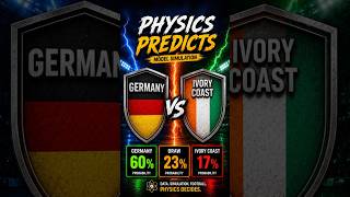 Germany vs Ivory Coast Score Prediction 🇩🇪🇨🇮 | Physics Simulation