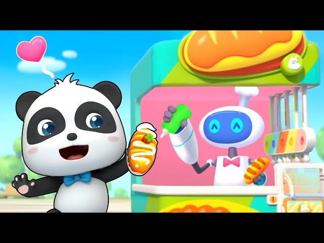 Mesin Penjual Kue Otomatis | Lagu Makanan | BabyBus Song | BabyBus Bahasa Indonesia class=