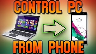How To Control Your PC Or Laptop From Your Phone! - 2016 screenshot 4