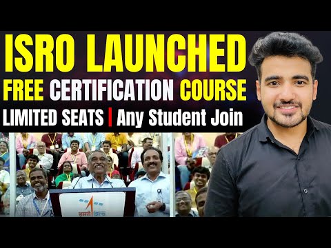 ISRO Announced NEW Free Online Course For Students | Hindi Course | Free Certificate in Space Tech