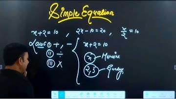 Simple Equation Class-6th || Basic Concept || Kaushlendra Classes Ayodhya