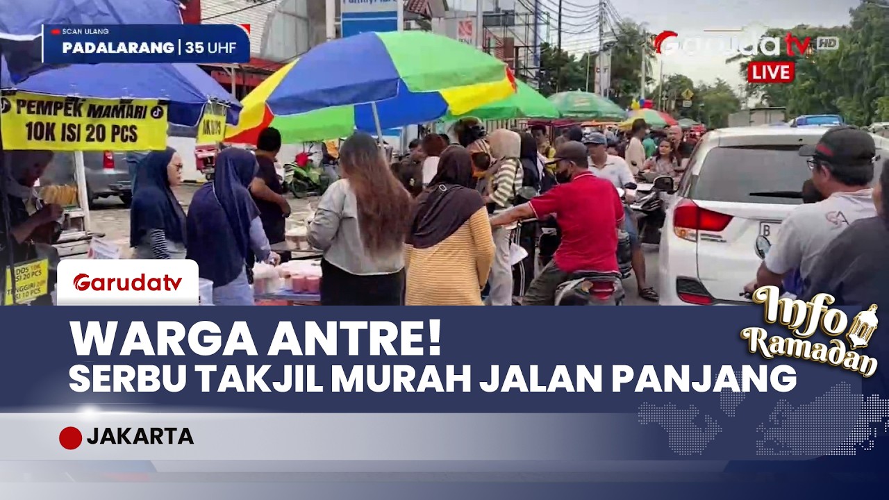 Surga Takjil Jalan Panjang Kebon Jeruk Kembali Diserbu Warga! Harga Mulai 2.500-an Saja