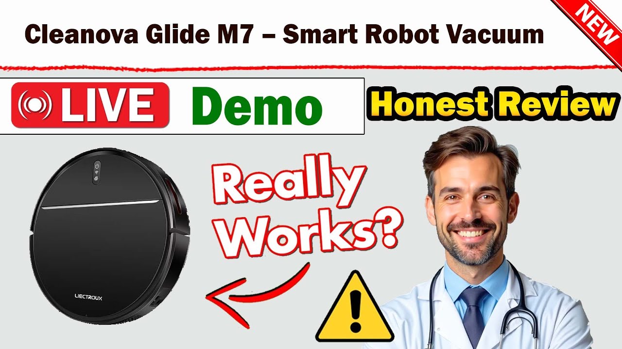 Обзор робота-пылесоса Cleanova Glide M7 – законный продукт или мошенничество?