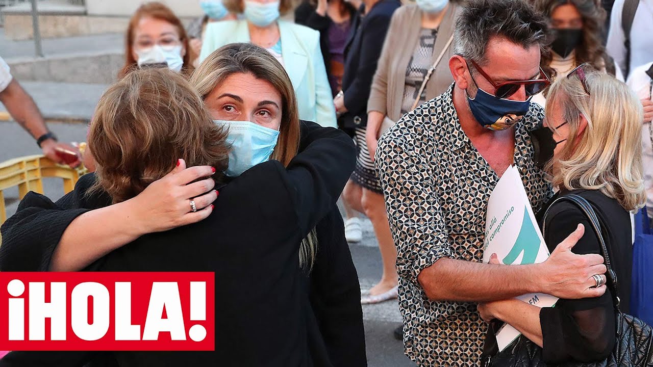 Familiares y amigos se despiden de Mila Ximénez en el tanatorio