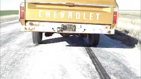 1968 CHEVY C10 350 burnout!