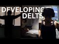 Shoulder day and Study Vlog