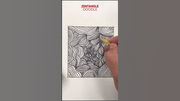 #shorts Zentangle for beginners #zentangle #zentangleart #art ✍️😲❤️#shorts